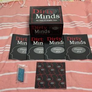 Dirty Minds Game - The Game of Naughty Clues incomplete game